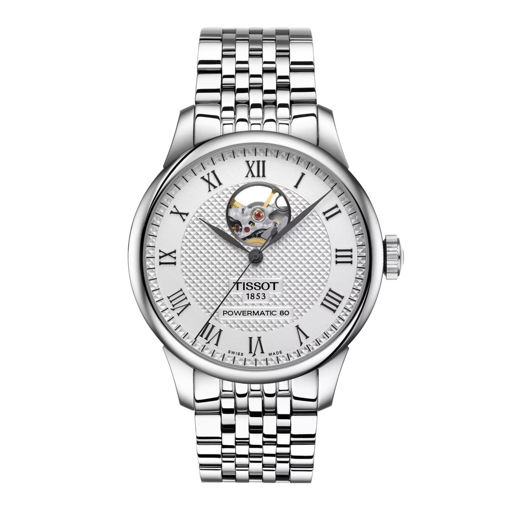 Tissot Silver Roman Numeral Watch